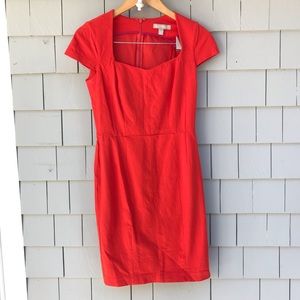Banana republic cap sleeve dress